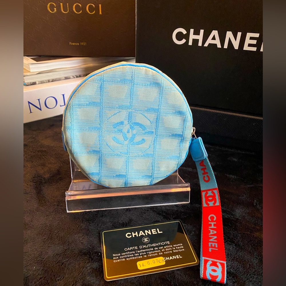 Chanel Travel Line Wristlet Pouch
